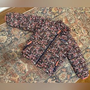 Patagonia 4t puffer jacket floral